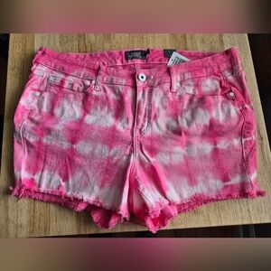 TORRID Pink Tie-Dye Women's Shorts